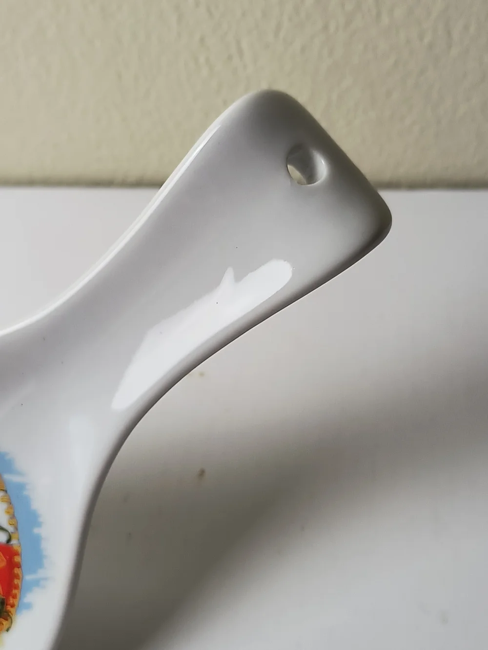 El Paso Ceramic Spoon Rest with Southwestern Emblem